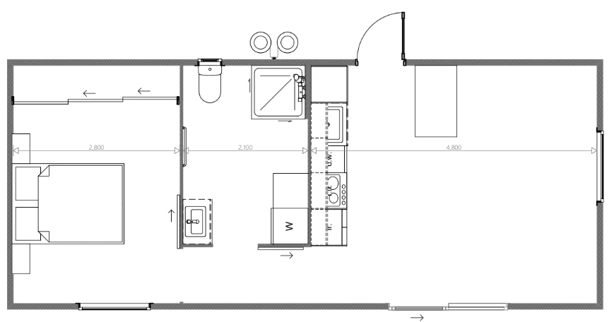 The 42 floorplan