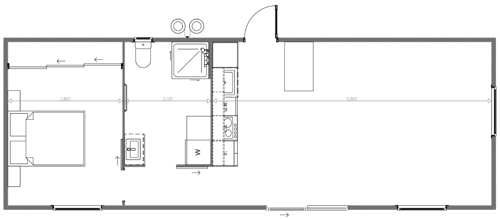 The 50 floorplan