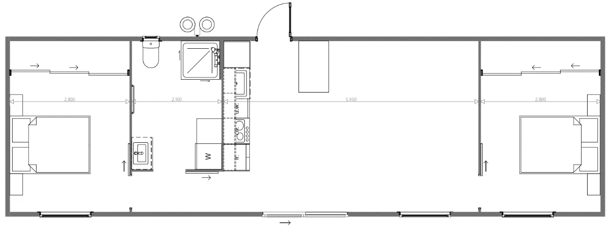 The 58 floorplan
