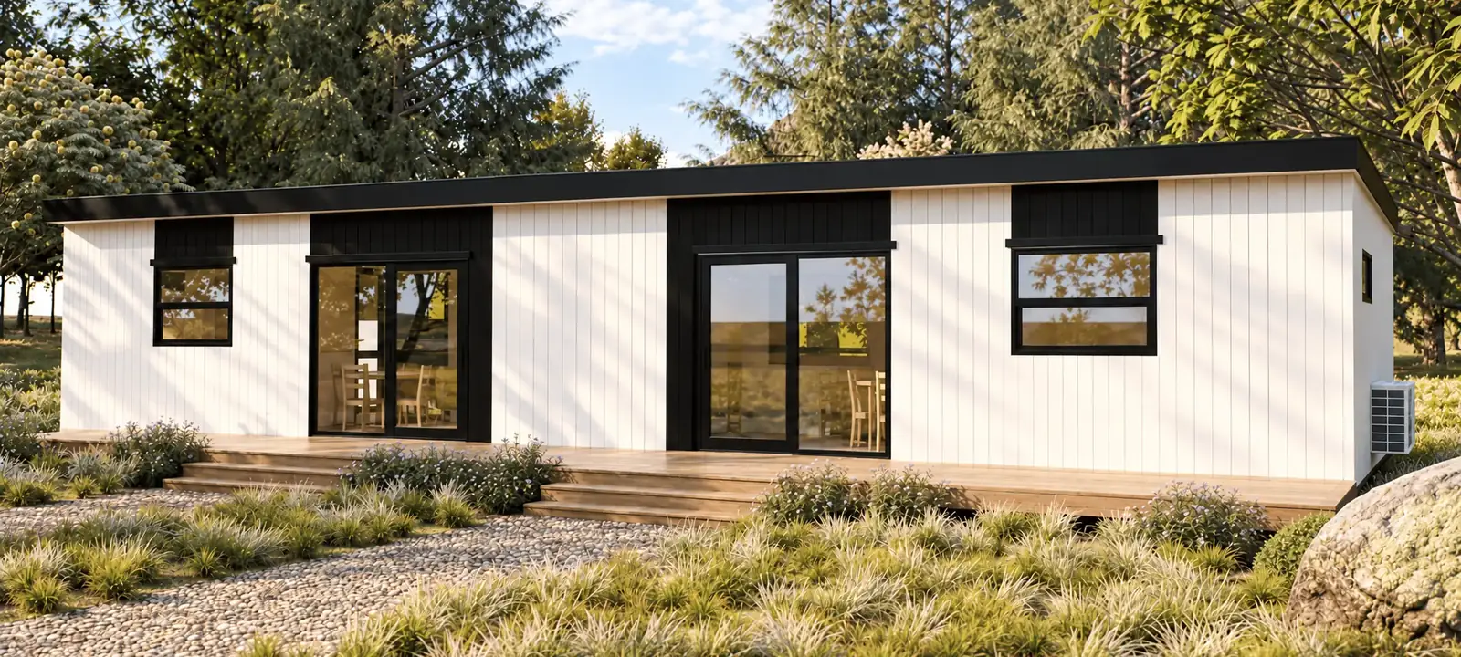 Smartaccom prefabricated transportable building exterior render